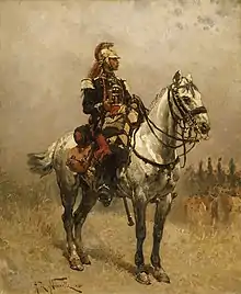 A Cavalryman (1884). La obra está en la colección del Museo Metropolitano de Arte de Nueva York.