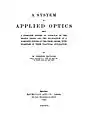 A System of Applied Optics