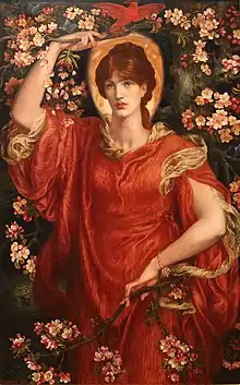 Una visión de Fiammetta (1878), colección de Andrew Lloyd Webber (modelo: Marie Spartali Stillman)