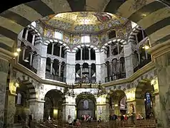 Interior de la catedral de Aquisgran
