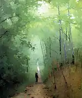 Landscape at Fontainebleau Forest, 1876