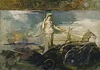 Minerva in a Chariot, 1894