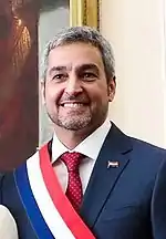 Paraguay ParaguayMario Abdo Benítez2018–2023