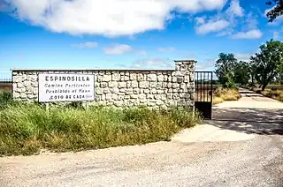 Acceso a Espinosilla de San Bartolomé