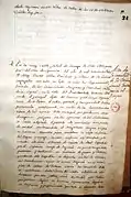 Acta del cabildo del 18 de septiembre de 1810 que da inicio a la Independencia de Chile.