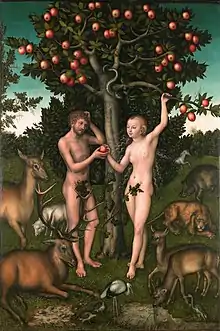 Lucas Cranach, Adam and Eve, 1526