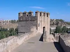 Adarve de la Alcazaba de Badajoz.