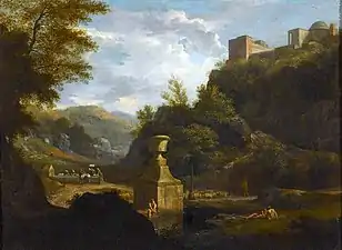 Le Chemin de Riccio près d'Albano