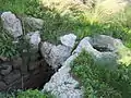 Photo of cavern and cistern at ancient ruin, Sheikh Madhkour