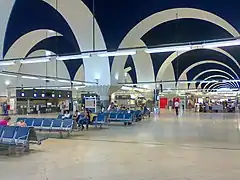 El aeropuerto de Sevilla, ubicado en el distrito Este-Alcosa-Torreblanca.