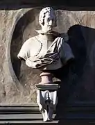 Busto di cosimo II, palazzo dell'antella (1619)