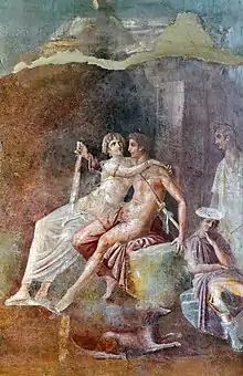 Eneias e Dido, Casa del Citarista, Pompeya