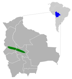 Distribución de Aglaeactis pamela