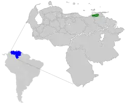 Distribución de Aglaiocercus berlepschi