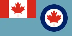 Bandera de la fuerza aérea de Canadá