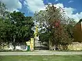 Iglesia de la hacienda San Lorenzo de Aké.