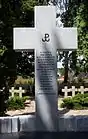 Kotwica en el cementerio dedicado al Grupo Kampinos de la Armia Krajowa.