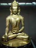 Estatua de Akshobhya en el Museo de Zanabazar de Artes Finas..