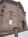 Fachada de la Iglesia parroquial de Santiago.