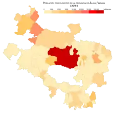 Población por municipio (2018)