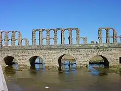 Puente romano sobre el Albarregas en Mérida