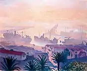 El puerto de Argel con bruma, 1943, Museo de Bellas Artes de Burdeos.
