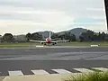 Avión de Virgin Blue llegando a Albury