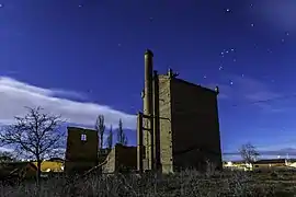 Restos de la alcoholera de la bodega de Doña Rosa