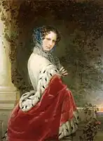 Retrato de la Emperatriz Alexandra Fyodorovna (1852)