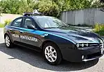 Alfa Romeo 159 de la Polizia Penitenziaria.