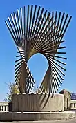 Escultura con la que participó en la I Exposición Internacional de Escultura en la Calle de Santa Cruz de Tenerife