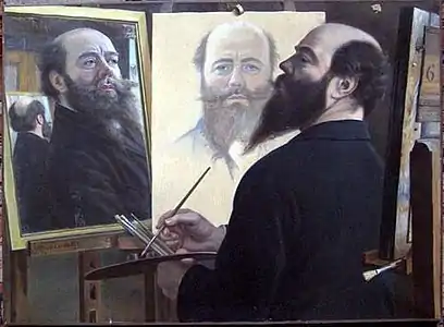 Alfred Le Petit: Autorretrato (1893)