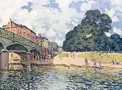 Puente en Hampton Court, 1874