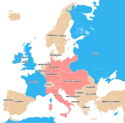 Europa en 1914.