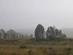 Alineamientos de Kermario en Carnac.