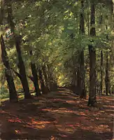 Max Liebermann, Overveen, Holanda, óleo, c. 1895.