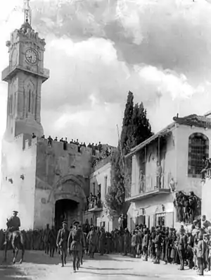 Allenby entra en Jerusalén en 1917.