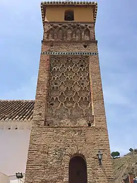 Alminar de la antigua mezquita de Árchez.