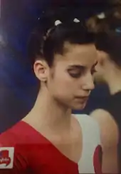 Almudena Cid en el Europeo de Asker (1996).