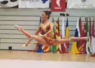 Almudena Cid en el Campeonato de España de Leganés (2002).