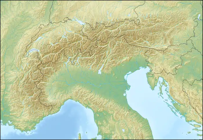 Ortles-Cevedale ubicada en Alpes