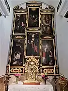 Altar de la capilla del Sagrario en la Parroquia de San Jaime y Santa Ana de Benidorm.