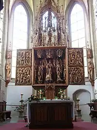 El llamado "retablo" o "altar Kefermarkter" (1490-1497).