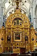 Detalle del Altar del Perdón en la Catedral Metropolitana de la Ciudad de México.