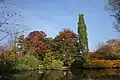 Charca en el Antiguo Jardín Botánico de Marburgo.