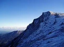 El Cornón de Peña Sagra, extremo oeste de la sierra del Cordel