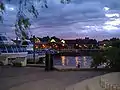 Amanecer en la estación fluvial de Tigre