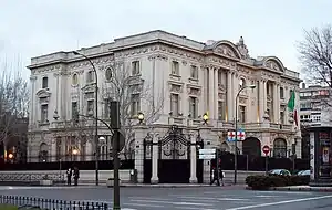 Embajada de Italia en Madrid.