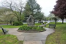 Monumento en el Amundsen Circle