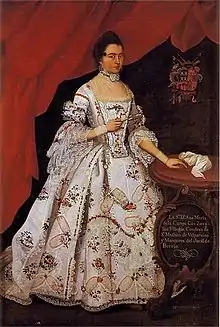 Retrato de Doña Ana María de la Campa y Cos, II Condesa de San Mateo de Valparaíso y marquesa consorte de Jaral de Berrio